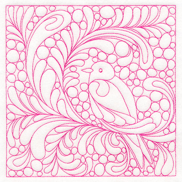 Charming Swallow Quilting Square (Double Run)