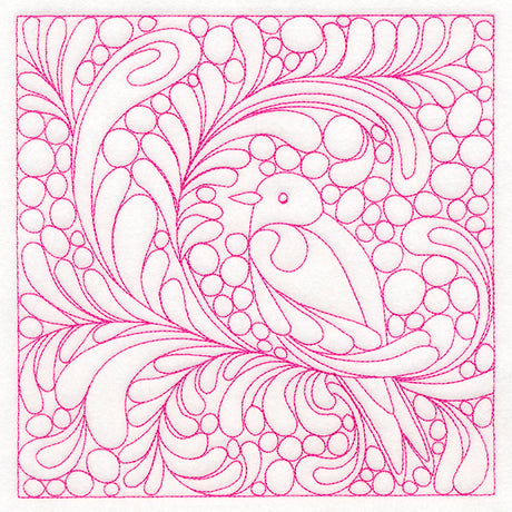 Charming Swallow Quilting Square (Double Run)