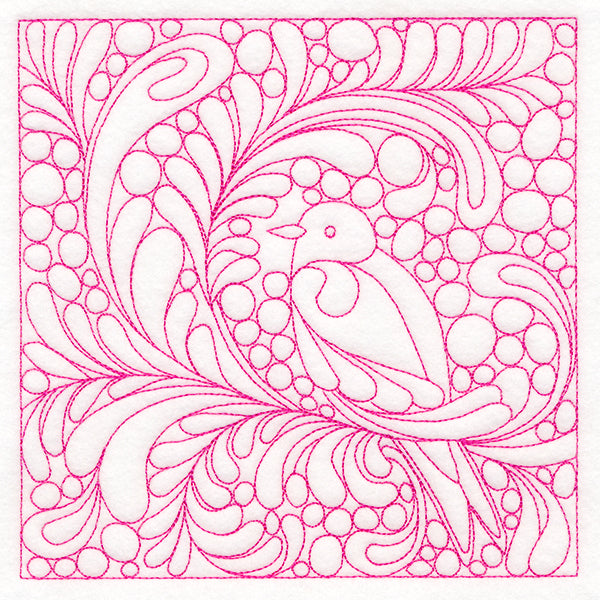 Charming Swallow Quilting Square (Double Run)