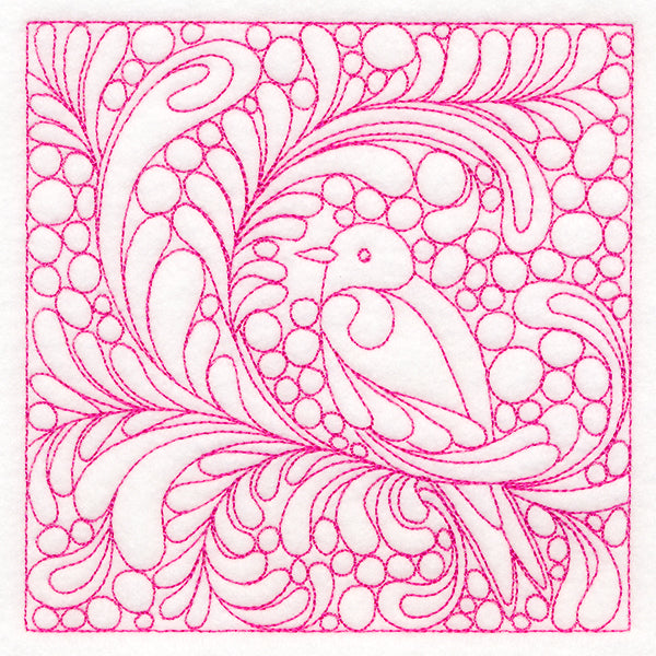 Charming Swallow Quilting Square (Double Run)