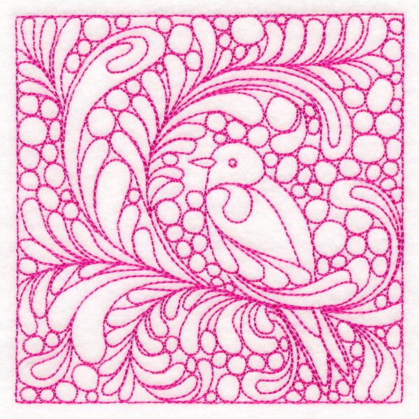 Charming Swallow Quilting Square (Double Run)