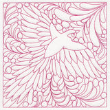 Charming Sparrow Quilting Square (Double Run)
