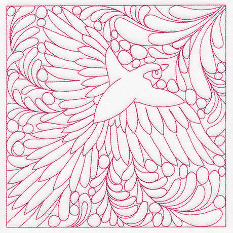 Charming Sparrow Quilting Square (Double Run)