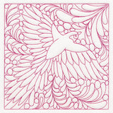 Charming Sparrow Quilting Square (Double Run)
