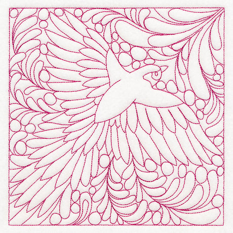 Charming Sparrow Quilting Square (Double Run)