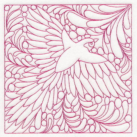 Charming Sparrow Quilting Square (Double Run)