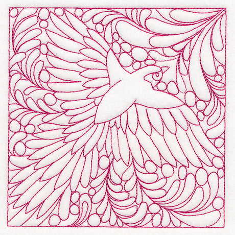 Charming Sparrow Quilting Square (Double Run)