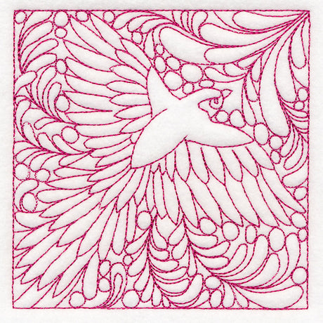 Charming Sparrow Quilting Square (Double Run)