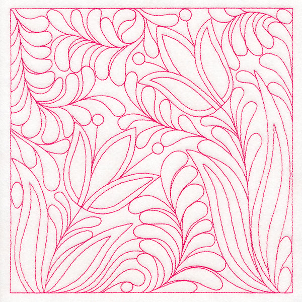 Charming Tulips Quilting Square (Double Run)