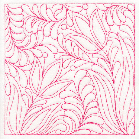 Charming Tulips Quilting Square (Double Run)