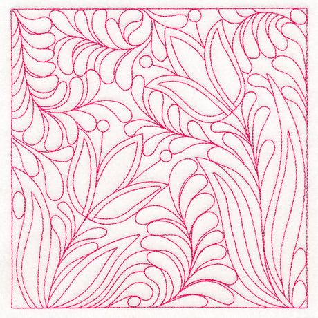 Charming Tulips Quilting Square (Double Run)