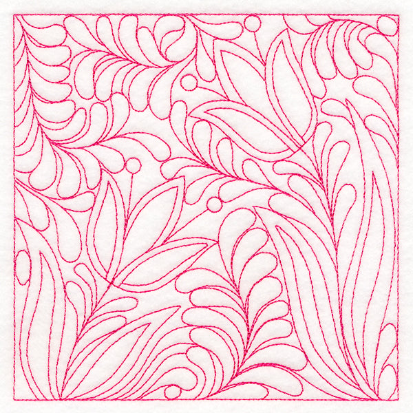 Charming Tulips Quilting Square (Double Run)