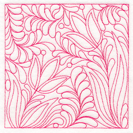 Charming Tulips Quilting Square (Double Run)