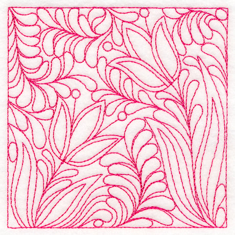 Charming Tulips Quilting Square (Double Run)