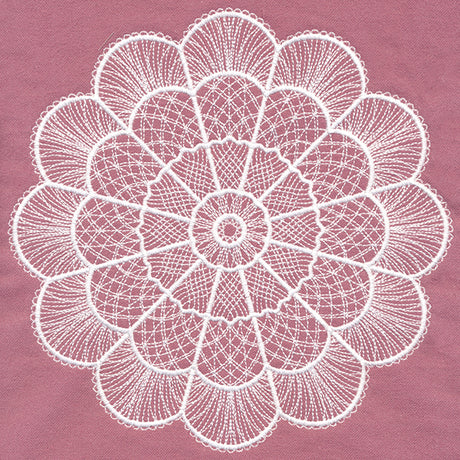 Delicate Blossom Medallion