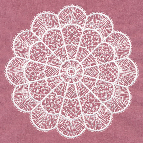 Delicate Blossom Medallion