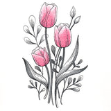 Lovely Tulip Etching