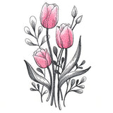 Lovely Tulip Etching