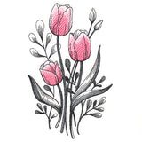 Lovely Tulip Etching