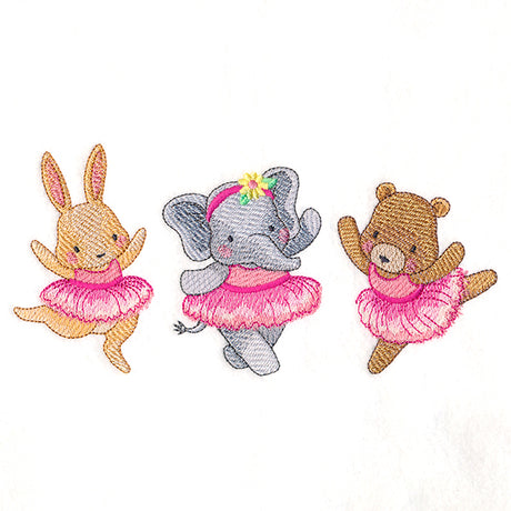Twirling Ballerinas Trio