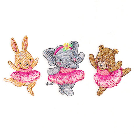 Twirling Ballerinas Trio