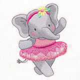 Twirling Elephant Ballerina