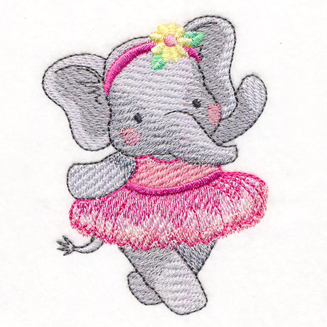 Twirling Elephant Ballerina