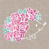 Adorable Floral Hedgehog