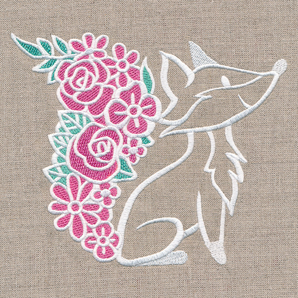 Darling Floral Fox