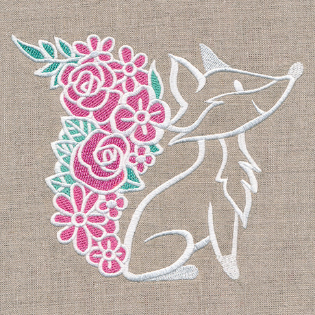 Darling Floral Fox