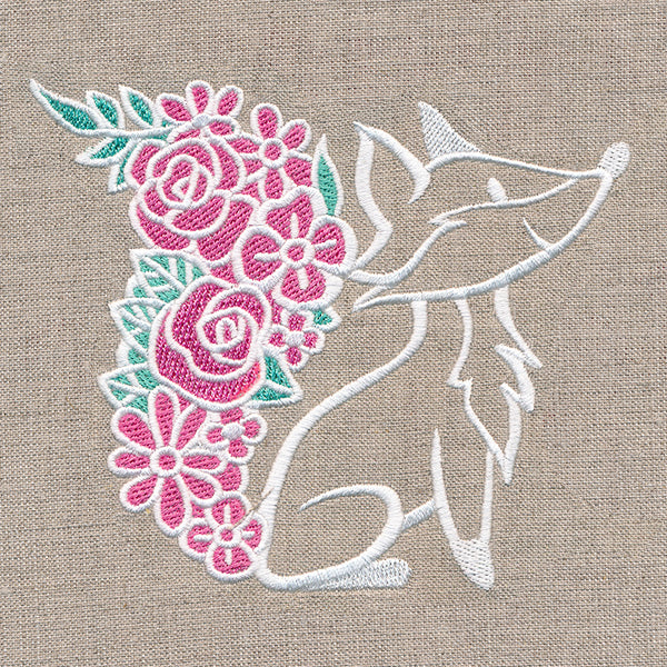Darling Floral Fox