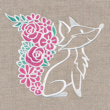 Darling Floral Fox