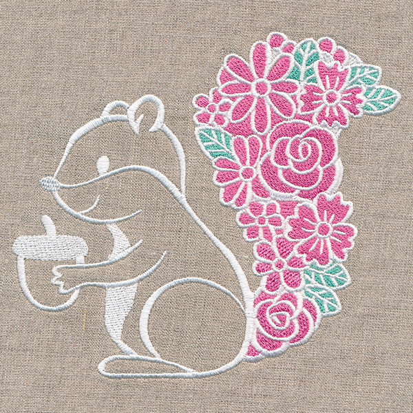 Precious Floral Squirrel