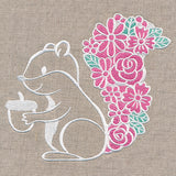 Precious Floral Squirrel