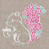 Precious Floral Squirrel