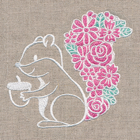 Precious Floral Squirrel