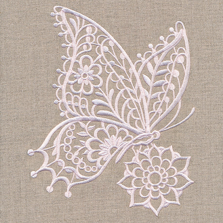 Delicate Butterfly on Bloom