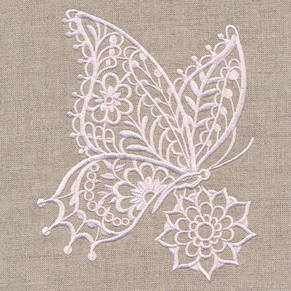 Delicate Butterfly on Bloom