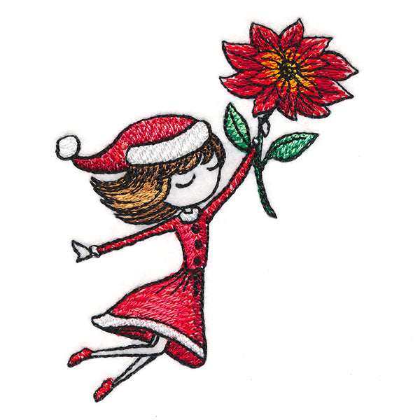 Christmas Beauty with Poinsettia