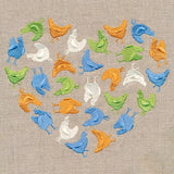 Chicken Silhouette Heart