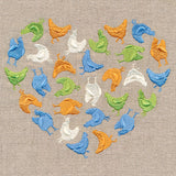 Chicken Silhouette Heart