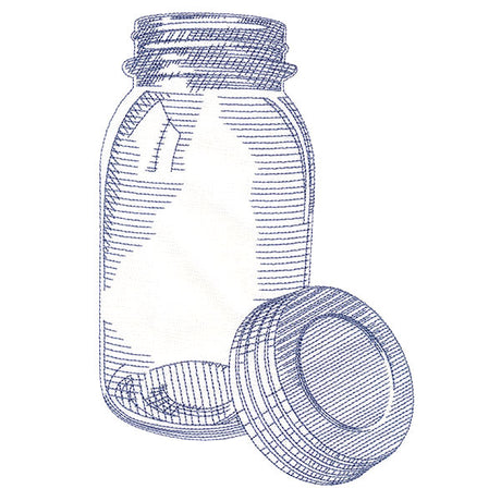 Barnyard Etchings - Mason Jar