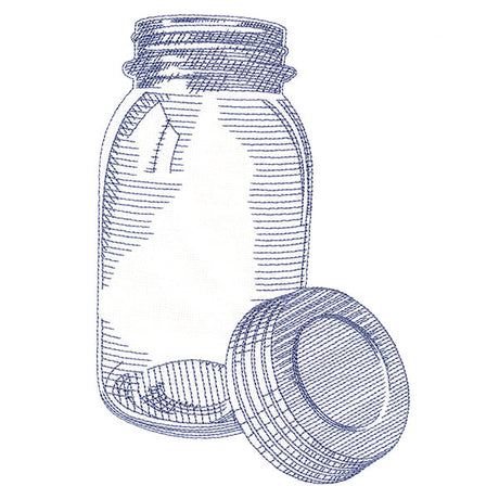 Barnyard Etchings - Mason Jar