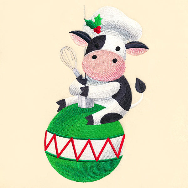 Christmas Chef Cow