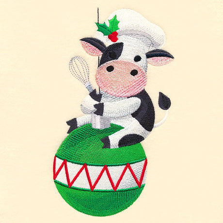 Christmas Chef Cow