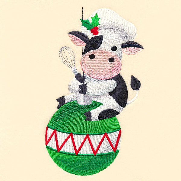 Christmas Chef Cow