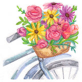 Blooming Bicycle Bouquet