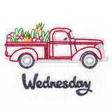 Retro Truck With Vegetables on Wednesday (Vintage)
