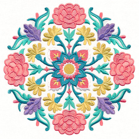 Blissful Floral Medallion