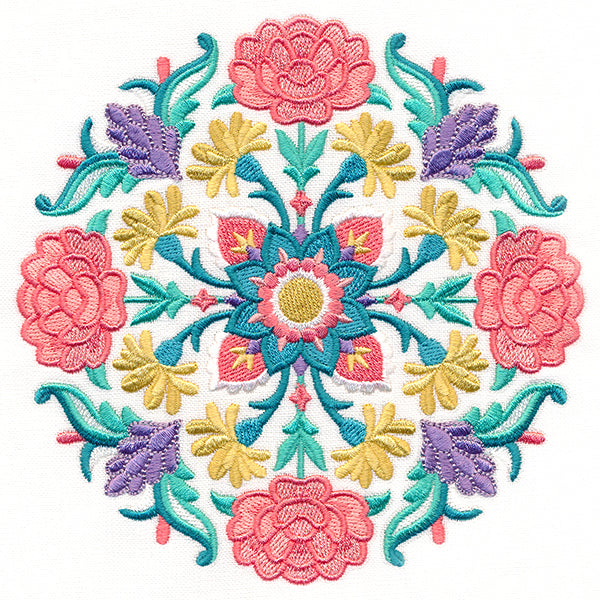 Blissful Floral Medallion
